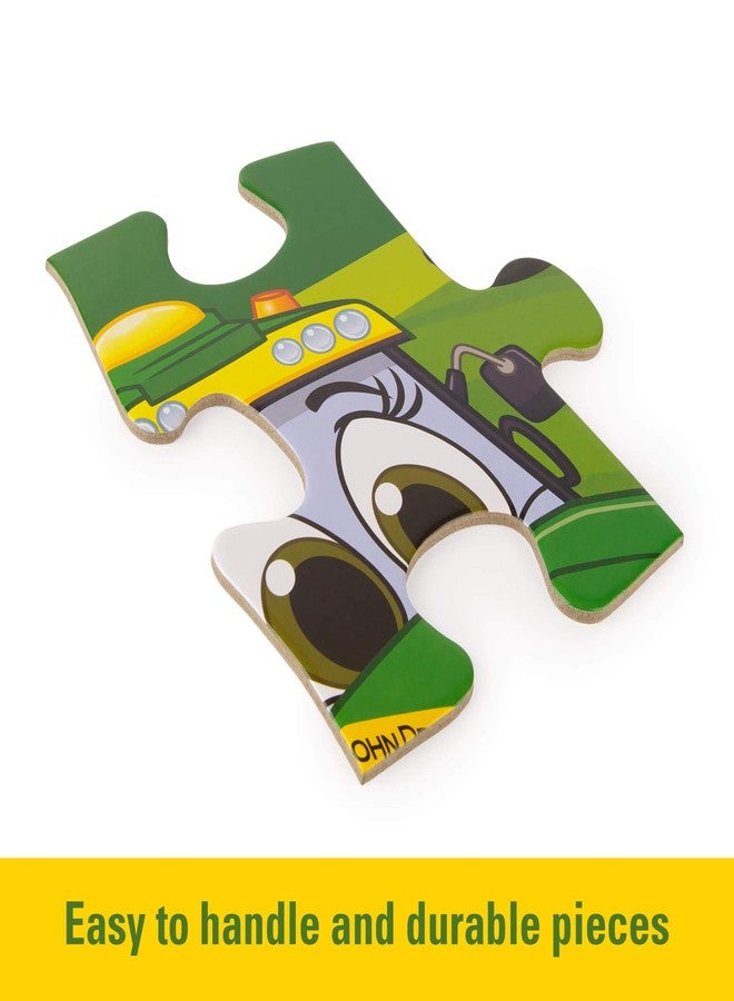 John Deere Kids Floor Puzzle - Large Kids Puzzles - John Deere Tractor Toys - Ages 3 and Up - 3" x 2" - 36 Pieces - Image 4